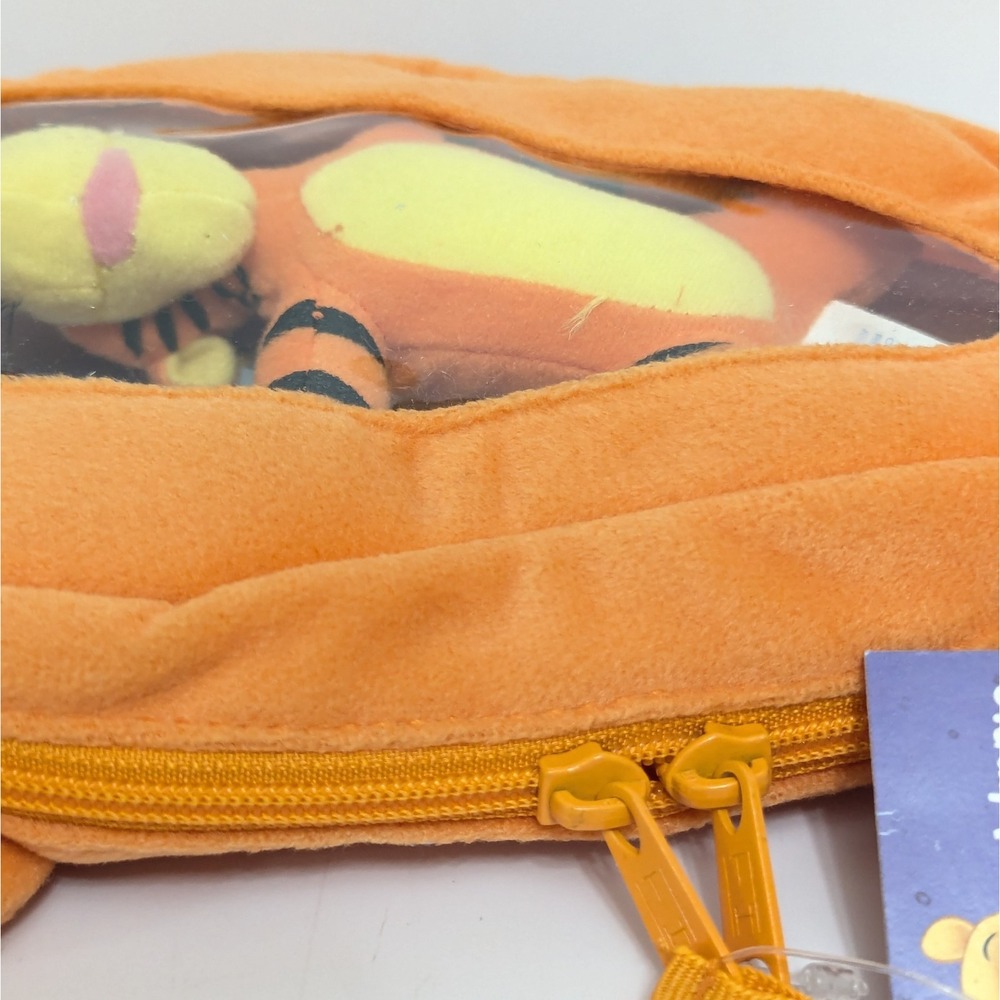 Applause Disney Tigger Plush Zipper Bag w/Stuffed Toy Figure Vintage NOS - Picture 8 of 12